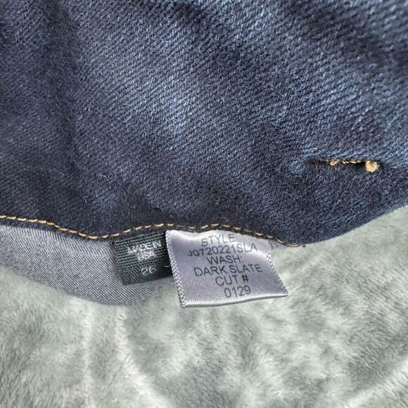 Womens Veronica Beard 12" Corset Button Fly Jeans - Picture 6 of 6